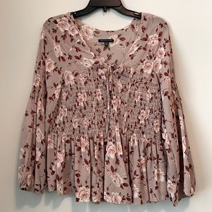 American Eagle Floral Blouse